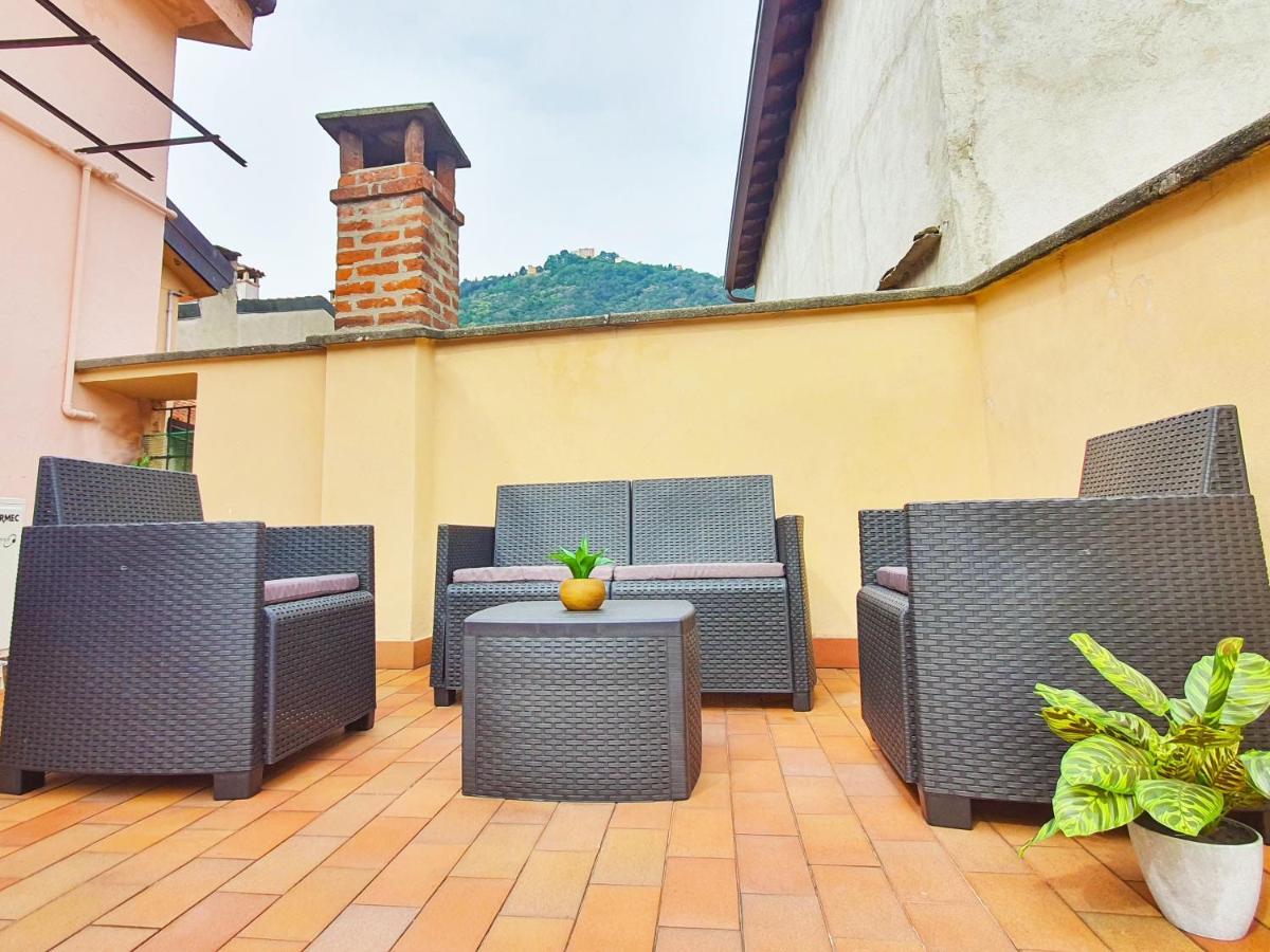 King Como Lake Center 9 Posti Letto- Grande Terrazza - 2 Bagni Privati Exterior foto